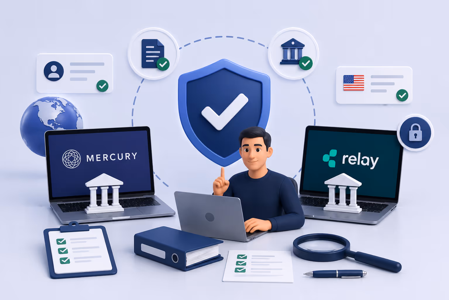 Pantalla de banca digital con alerta de seguridad